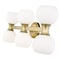 Z-Lite Artemis Vanity, 6-Light, 6.5 In.W x 25 In.L x 10.75 In.H, Modern Gold/Matte Opal 494-6V-MGLD - alternate 8